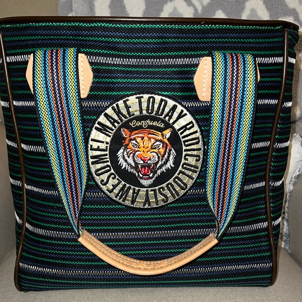 Large Consuela Tiger tote!